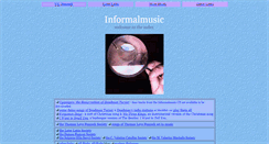 Desktop Screenshot of informalmusic.com