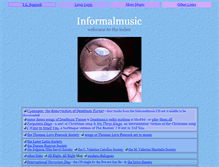 Tablet Screenshot of informalmusic.com